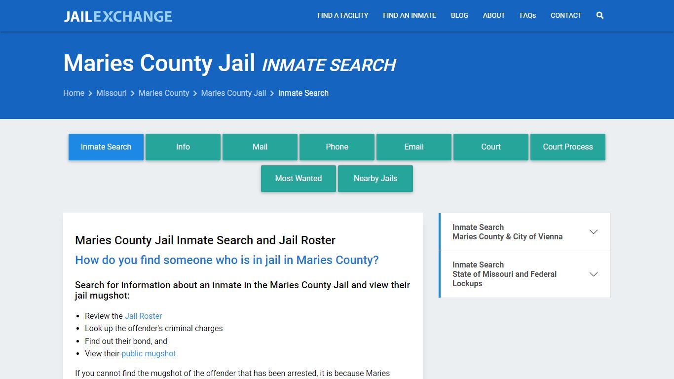 Maries County Inmate Search | Arrests & Mugshots | MO - Jail Exchange